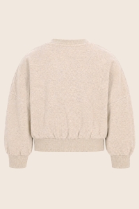 Like Flo Danee oversized sweater meisjes trui & sweat Wit