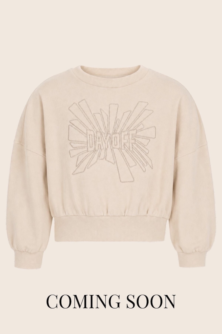 Like Flo Danee oversized sweater meisjes trui & sweat Wit