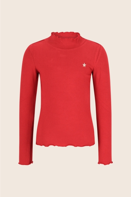 Like Flo Eef basic coll meisjes trui & sweat Rood