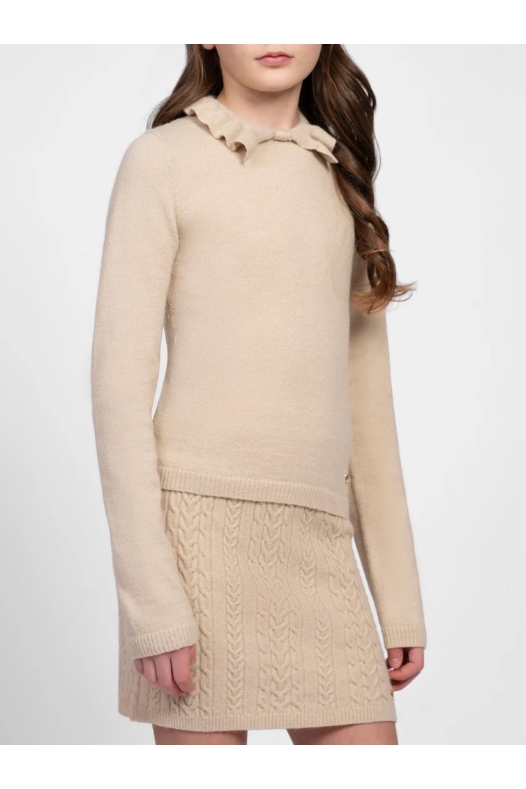 Nik & Nik Joan Polo meisjes trui & sweat Beige
