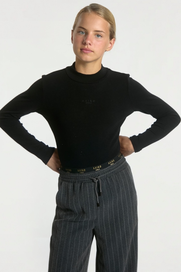Ai&Ko Top T-shirt LM Zera meisjes trui & sweat Zwart