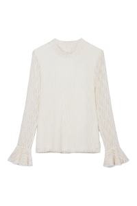 Ai&Ko Top T-shirt LM Zina meisjes trui & sweat Wit